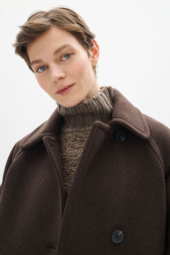 ThoraIW Minona Coat R - Chocolate Brown