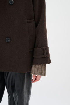 ThoraIW Minona Coat R - Chocolate Brown