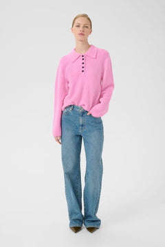 GZalpha Polo Pullover - Begonia Mélange