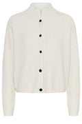 Gzalpha Shimmer Cardigan - Ivory With Lurex