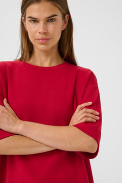 PannieIW Oversize Tshirt - True Red