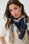 FelisiaPW SC - Dark Navy Leaf Print