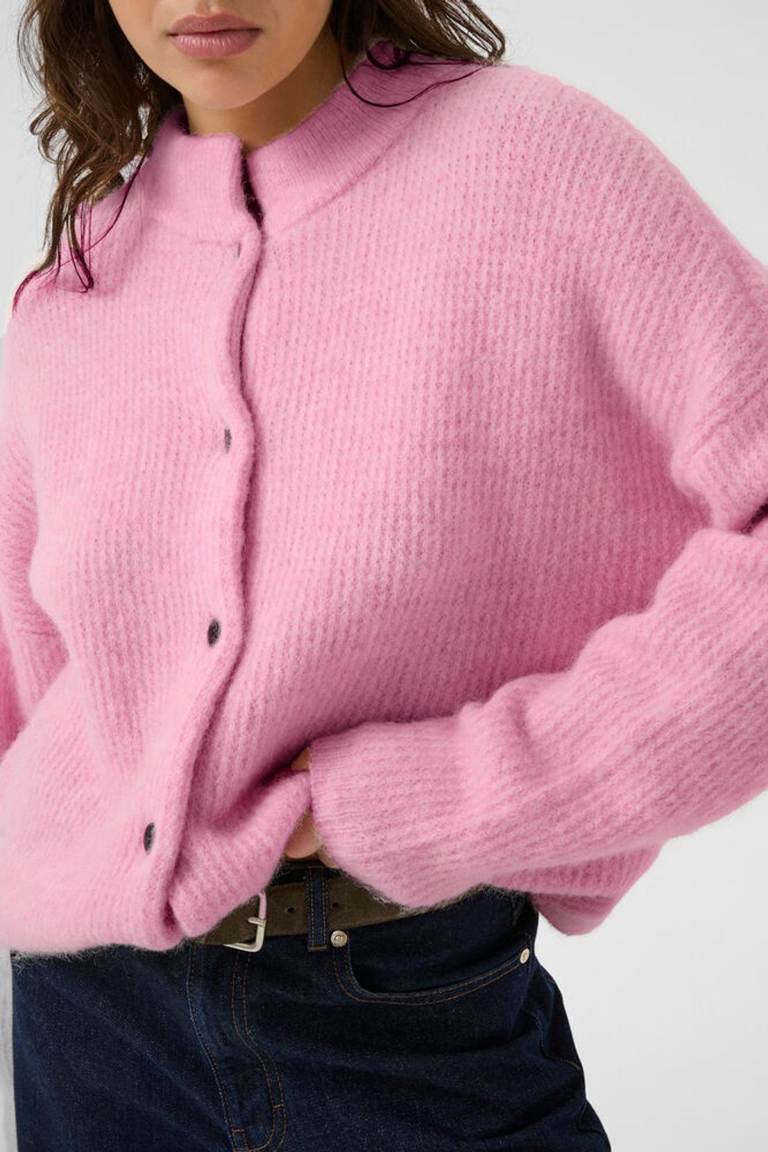 Alphagz Short Cardigan - Begonia Mélange