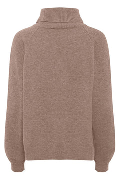 ManziGZ Wool Rollneck - Chestnut Melange