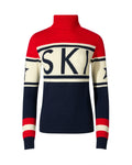 Schild Sweater - Red & Navy