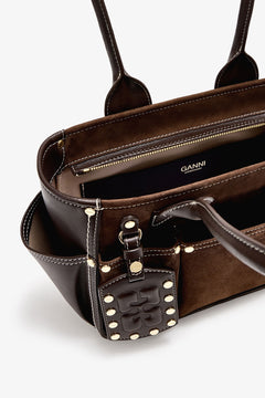 Posy Small Recycled Suede - Chicory Coffee