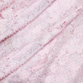Rhinestone Lace Midi Dress - Pink