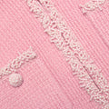Peplum Knit Midi Dress - Pink