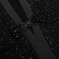 Sequin Knit Mini Dress - Black