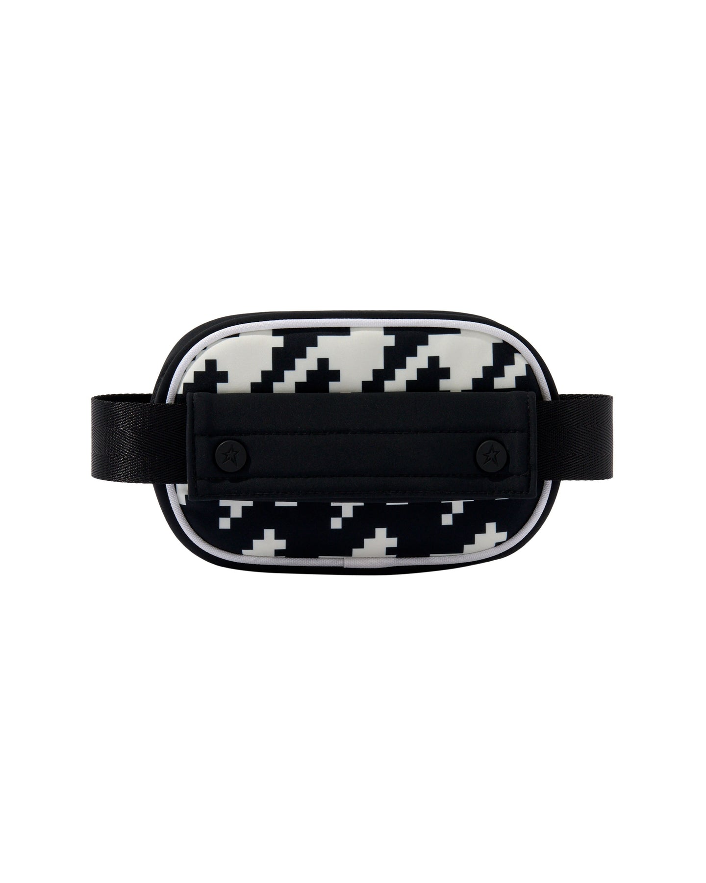 Star Bum Bag - B&W Houndstooth