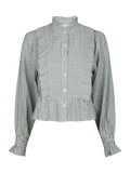 Petrine Stripe Blouse - Blue