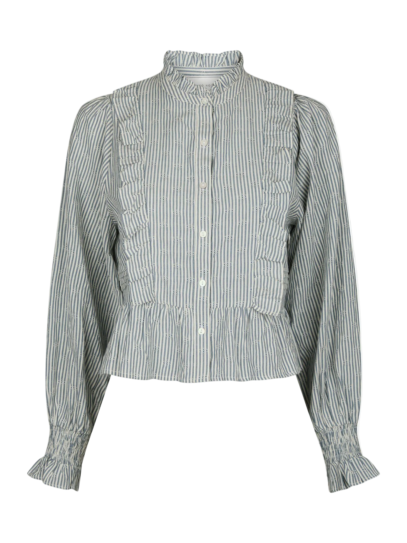 Petrine Stripe Blouse - Blue