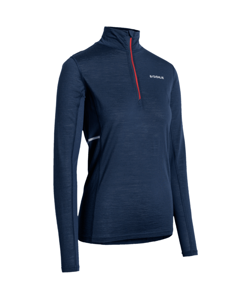 Performance Wool Half Zip - Navy