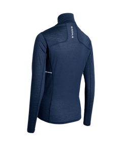 Performance Wool Half Zip - Navy