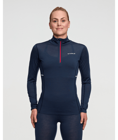 Performance Wool Half Zip - Navy