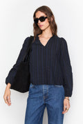 Lucille Tote Bag Large - Black Suede