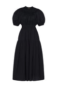 Othella Short Sleeve Midi Dress - Noir