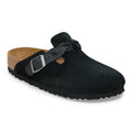 Boston Braided Suede Leather Narrow - Black