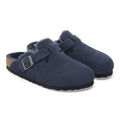 Boston Shearling Suede Leather Narrow - New Navy