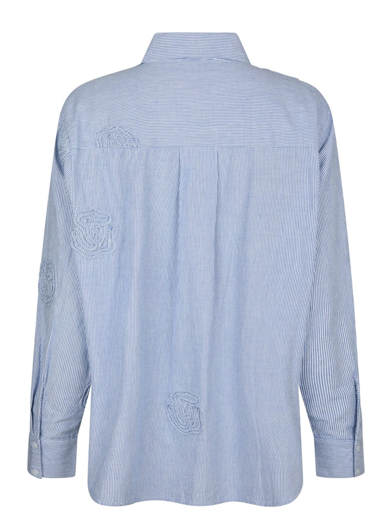 Dalma Dori Mini Stripe Shirt - Blue