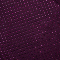 Rhinestone Fishnet Midi Dress - Burgundy