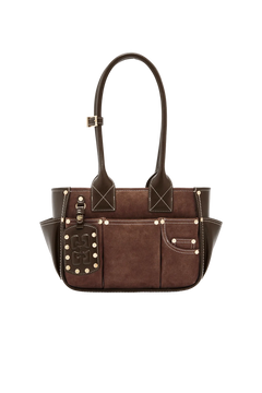 Posy Small Recycled Suede - Chicory Coffee