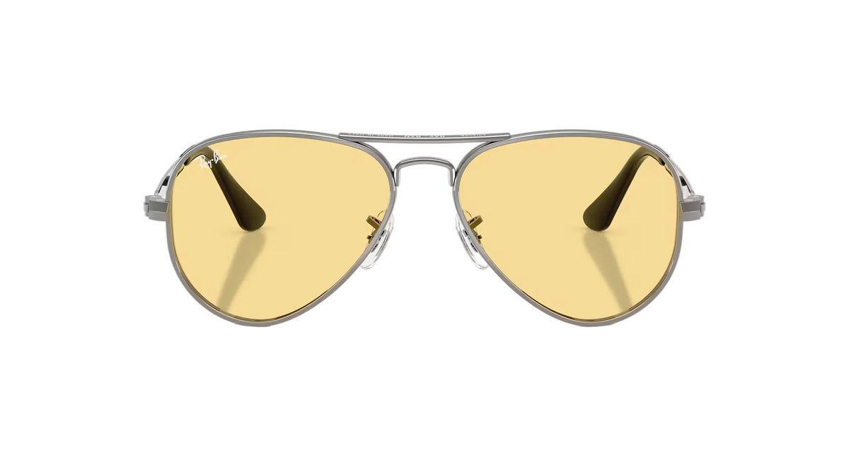 Aviator Max - Gunmetal - Yellow