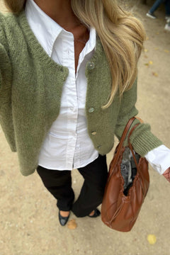 Idaic Cardigan - Olive