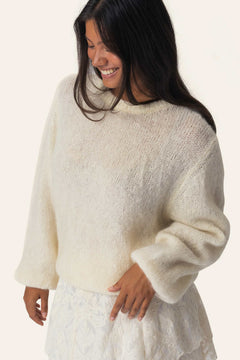 Idaic Pullover - White