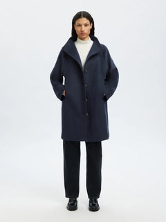 Vinni Wool Blend Coat - Dark Sapphire