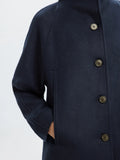 Vinni Wool Blend Coat - Dark Sapphire