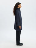 Vinni Wool Blend Coat - Dark Sapphire