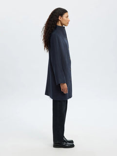 Vinni Wool Blend Coat - Dark Sapphire