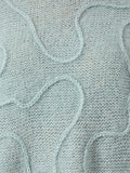 Yasbrida Ls Wool Blend Knit Pullover - Silver Blue Silver Metallic