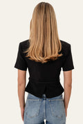Annieic Tee Blazer - Black