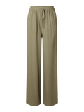 Viva-Gulia Hw Long Linen Pant - Vetiver