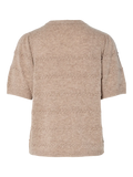 Yasnimo Ss Knit Pullover - Pelican Melange