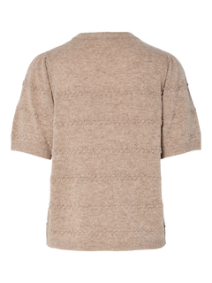 Yasnimo SS Knit Pullover - Pelican Melange
