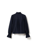Lucina Blouse - Navy Blue