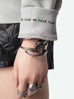 Upper Pmo Wings Strass - Gris Chine Clai