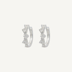 Mixed Small Hoops - Silver