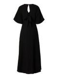 Maddie Ss Midi Dress B - Black