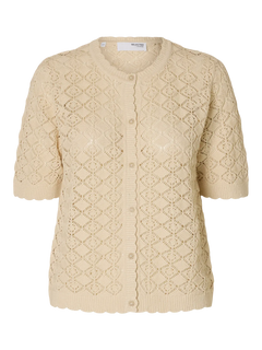 Sofia 2/4 Knit Cardigan - Birch