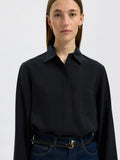 Amara Ls Relaxed Shirt - Black