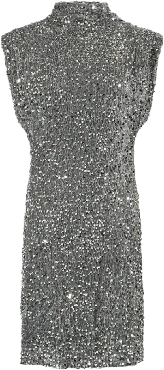 Kali Dress - Asphalt Silver Grey
