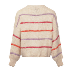 Kalita Knit - Oyster Berry Stripe