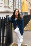 Dylan Denim Jacket - Washed Dark Blue