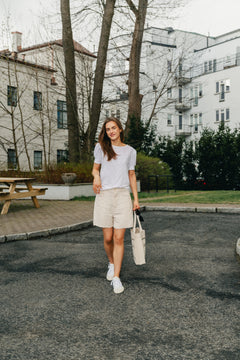 Maya Short - Ecru