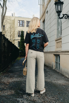 Walker Tee Leopard - Vintage Black