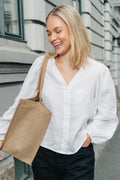 Edith Linen Shirt - White